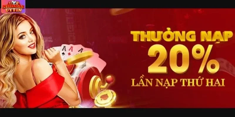 Tặng ngay 20% trong lần giao dịch thứ hai của hội viên Tặng ngay 20% trong lần giao dịch thứ hai của hội viên